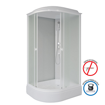 Душевая кабина Niagara Promo P100/70/26R/MT 100х70 асимметричная с крышей ориентация правая